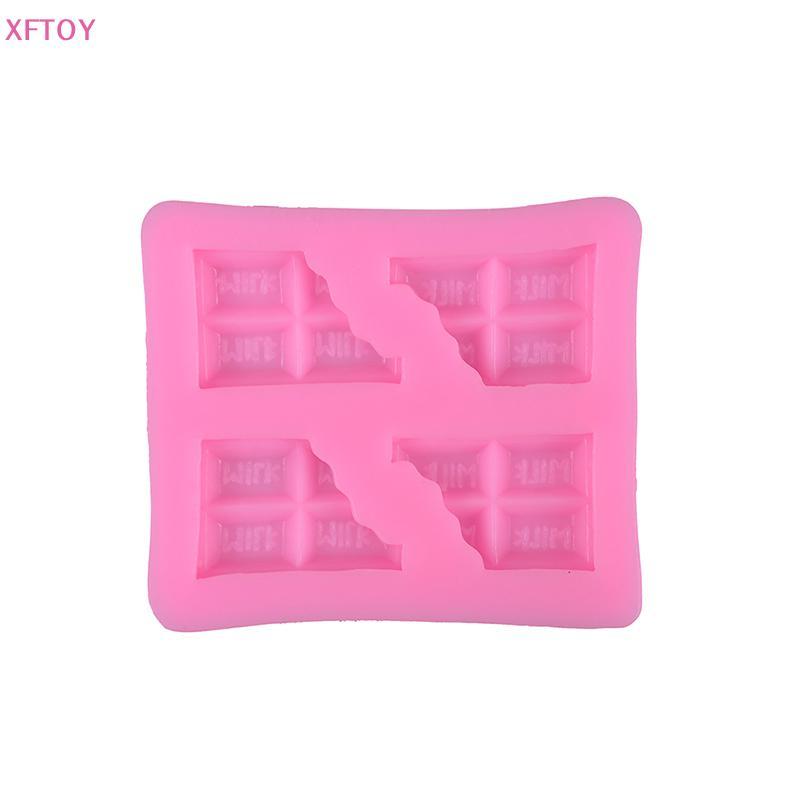 XFTOY Metade Comprimidos Forma De chocolate silicone Líquido fondant Bolo Moldes diy Ferramentas De Cozimento Quente