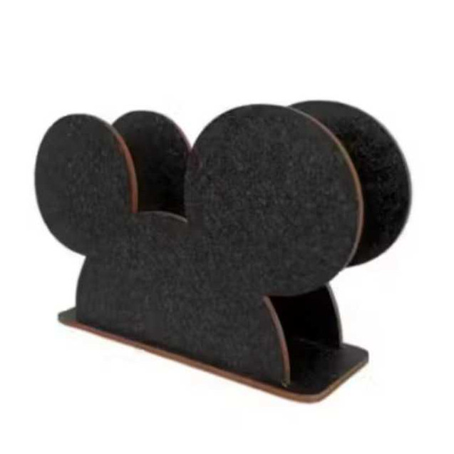 Porta Guardanapo Mickey MDF Personalizado Decorativo Festa Infantil Mesa Aniversário