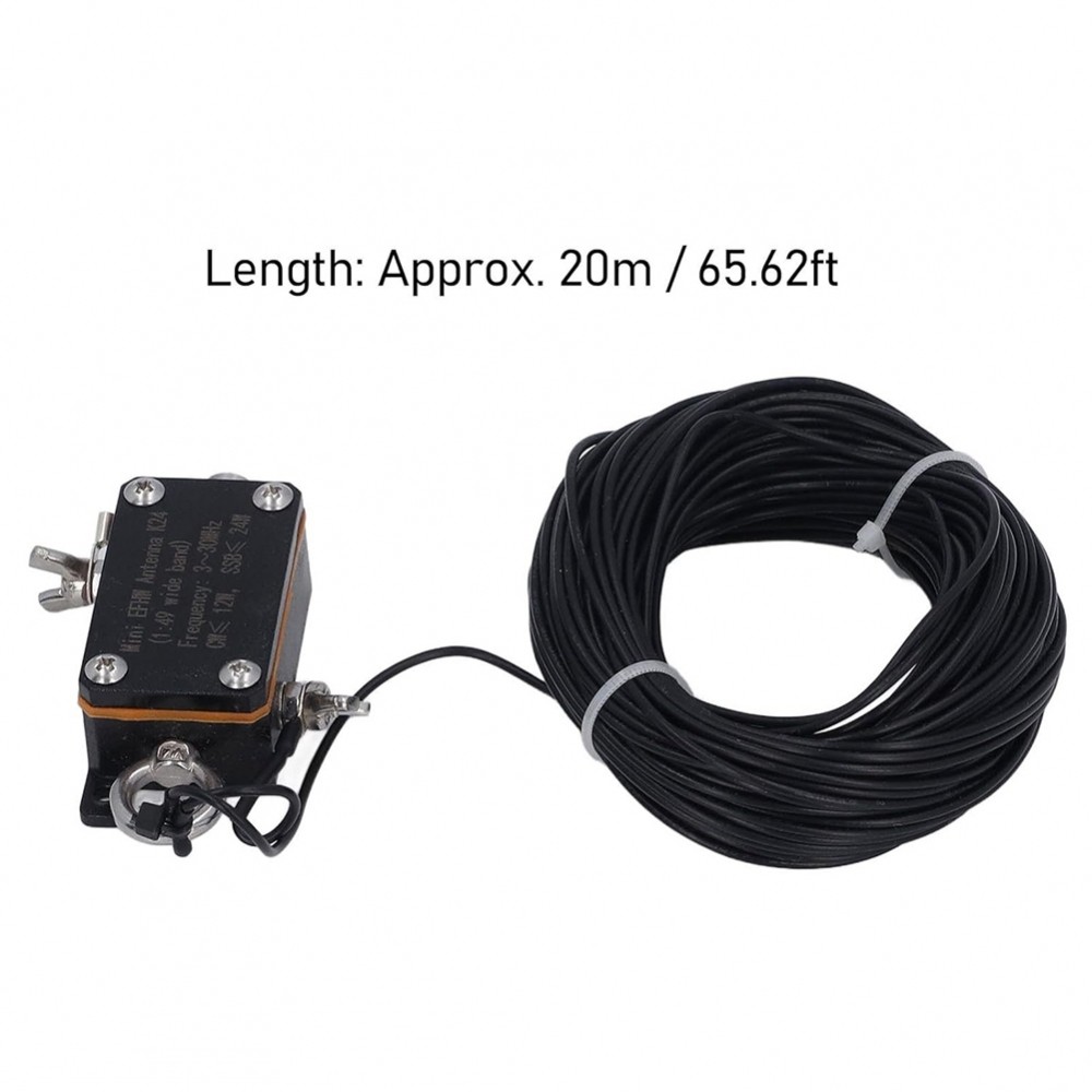 Antena De Meia Onda Alimentada Por Extremidade 1 : 49 Balun HF Ondas Curtas Rádio De 3-30 Mhz