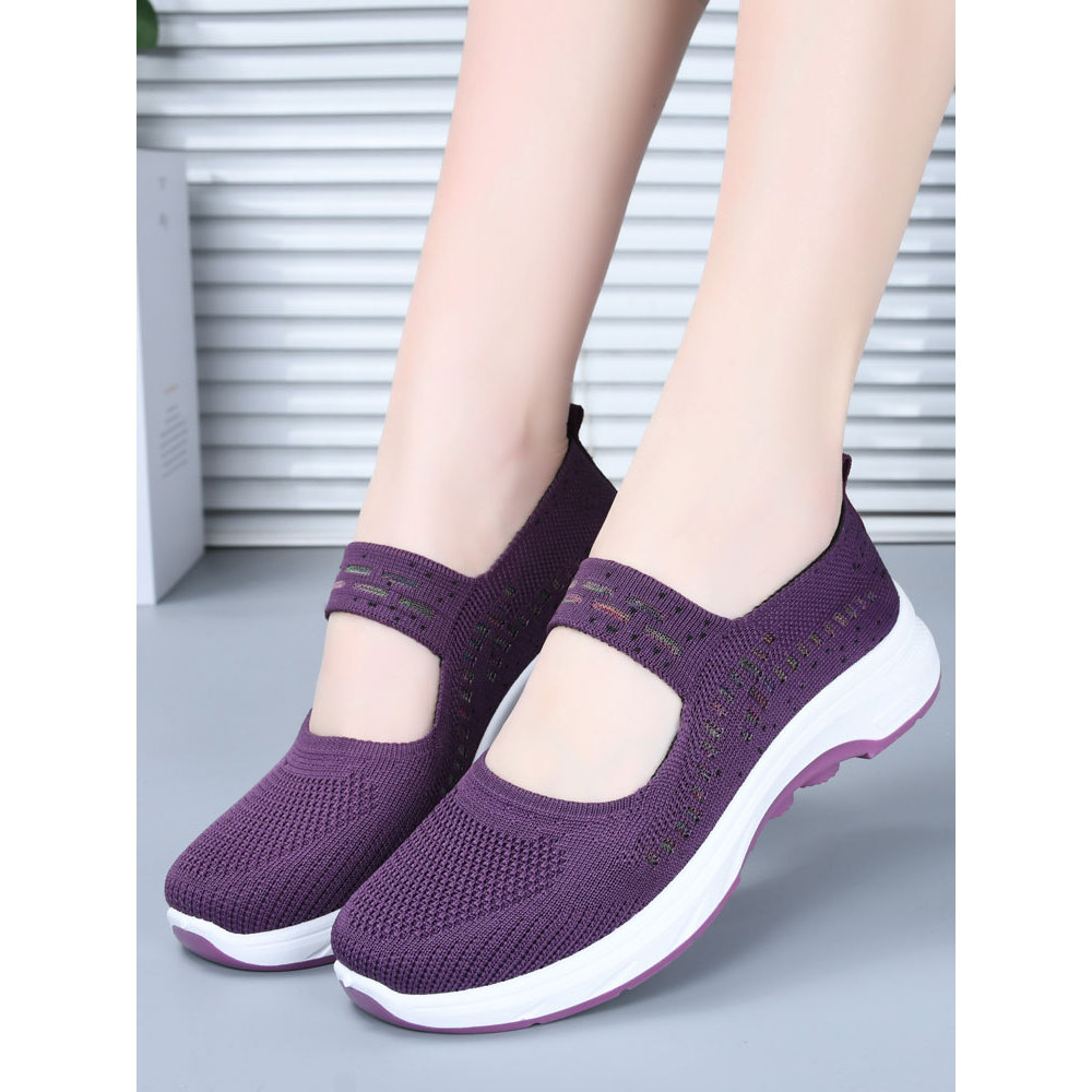 Velho pequim sapatos de pano mãe sapatos de verão sapatos femininos novo autêntico idosos sapatos de malha respirável sa