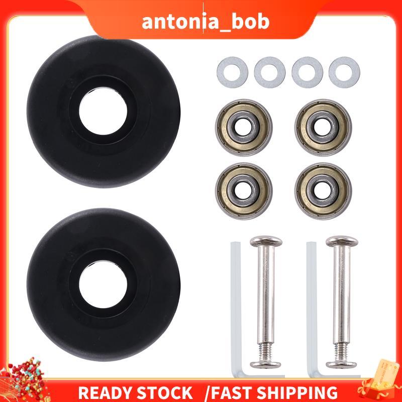 Rodas De Substituição Da Mala Bagagem De 50Mm X 18Mm , Kits De Reparo Dos Rolamentos De Aço Carbono Das Do Rodízio Plutô