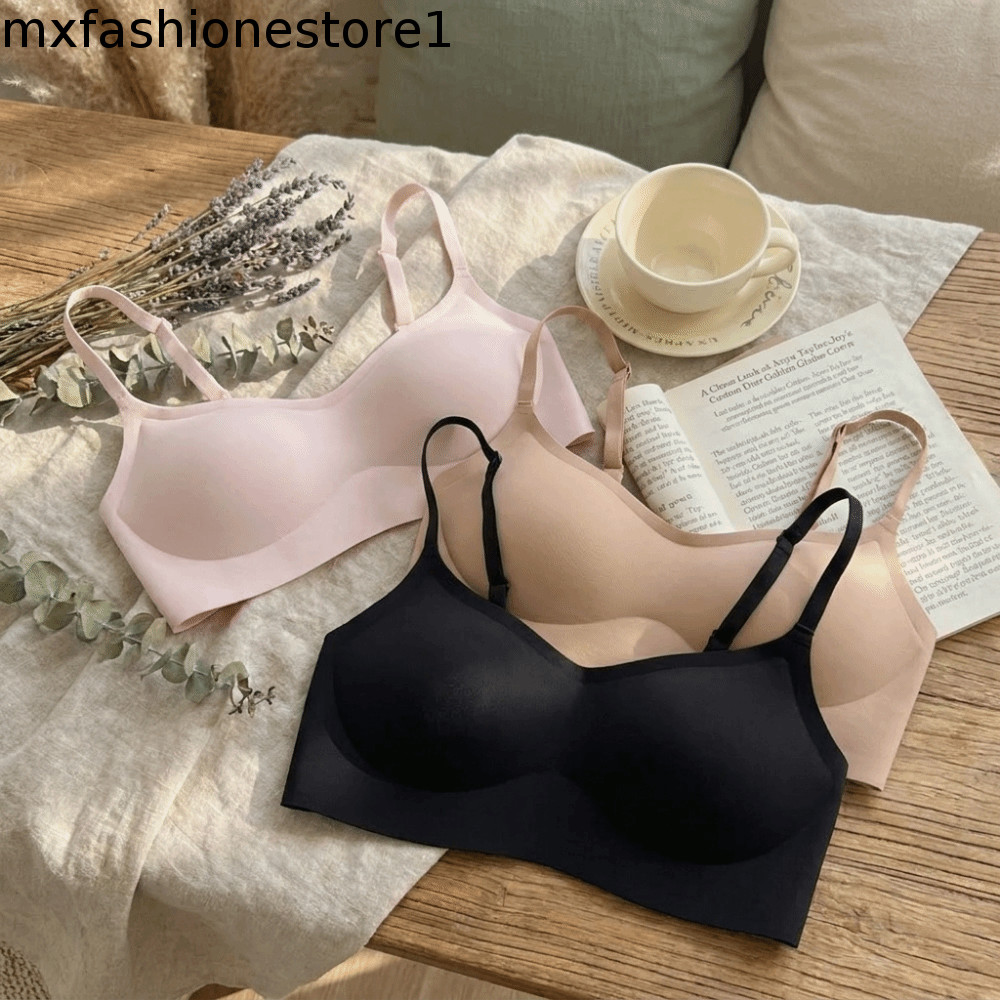 MXFASHIONE Lingerie Push-up , Sutiãs Finos Sem Fio Rastros , Roupa Íntima Feminina Invisível Confortável E Respirável