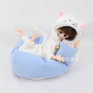 6 pontos azone licca azone licca ob22/ob24 blythe pano pequeno Original roupas de bebê macacão de gato