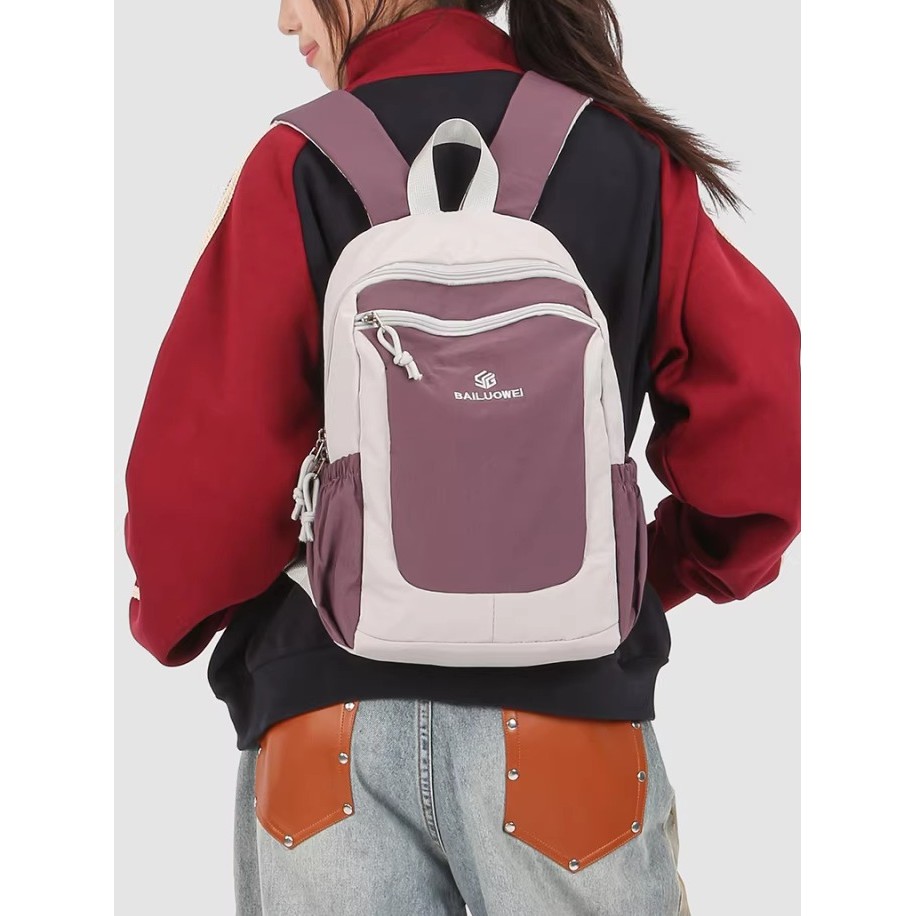 Viagem juventude grande capacidade de viagem ao ar livre mochila lazer saco escolar montanhismo esportes leve Net mochil