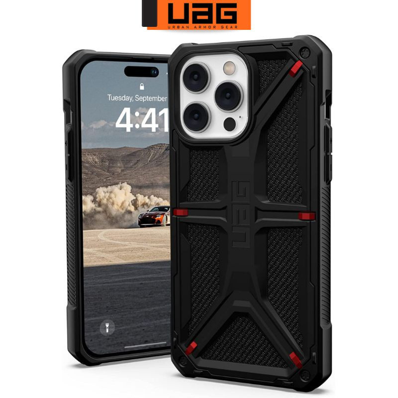 UAG Monarch Kevlar Fibra De Carbono Para iPhone15 iPhone 15 14 13 12 pro max plus Capa Militar Com 10 Anos De Garantia