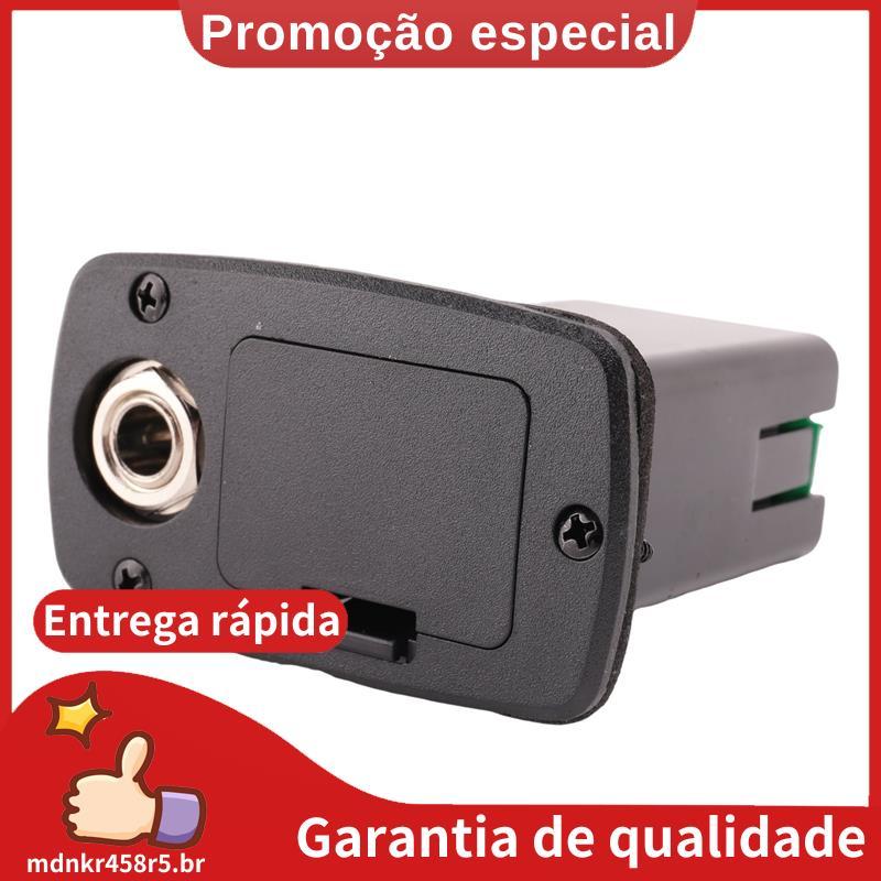 Caixa De Bateria Para Captador De Guitarra ABS 9V Substituição De Capa De Armazenamento Acústica Elétrica . mdnkr458r5br