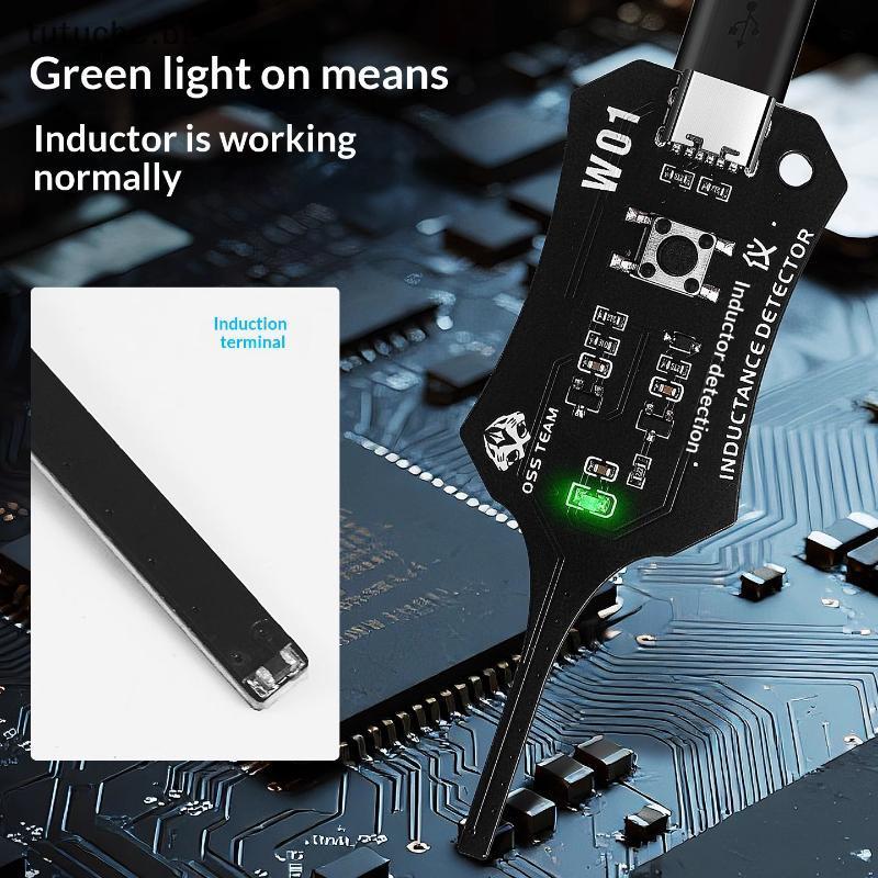 Detector Indutor TU OSS Para Reparo De Placa-Mãe De Telefone 2 Em 1 Máquina De Detecção Ferramenta De Verificação De Fal