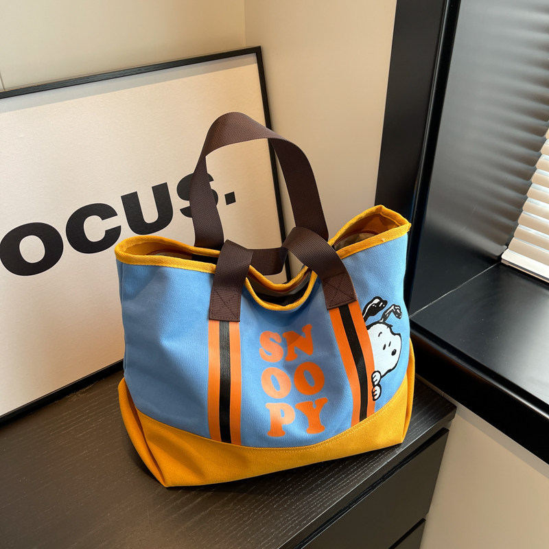 Versão coreana bolsa de lona de grande capacidade mãe bebê mamãe bolsa estudante bolsa de transporte de mão bebê mãe pas