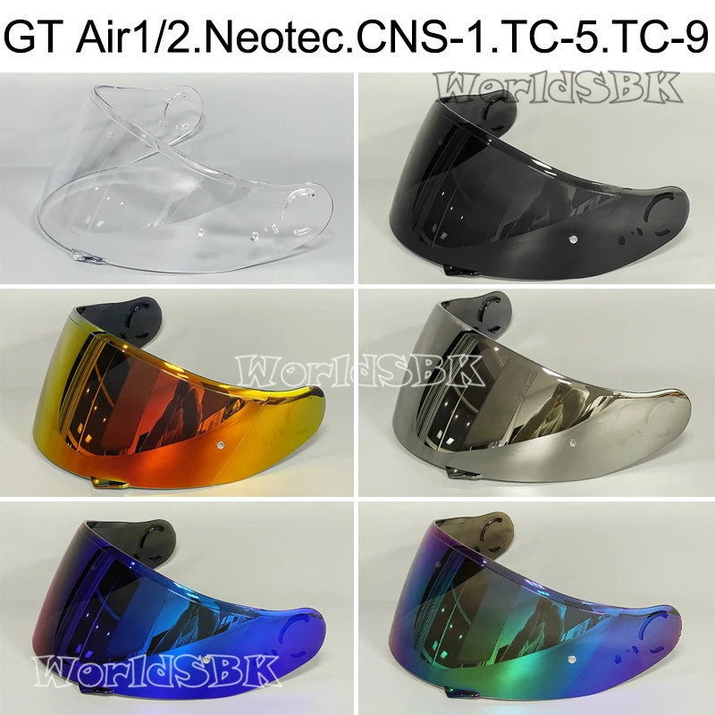 [NOVO 2026] Viseira de Capacete para SHOEI GT Air Neotec CNS-1 TC-5 TC-9 GT Air 2, Proteção UV, Viseira Facial para Moto