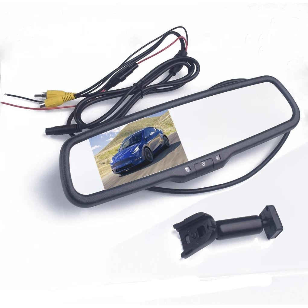 4.3 Polegada Interior Do Carro Espelho Retrovisor Monitor Para Chevrolet Equinox Malibu Cruze Opel Astraauto Peças Decor