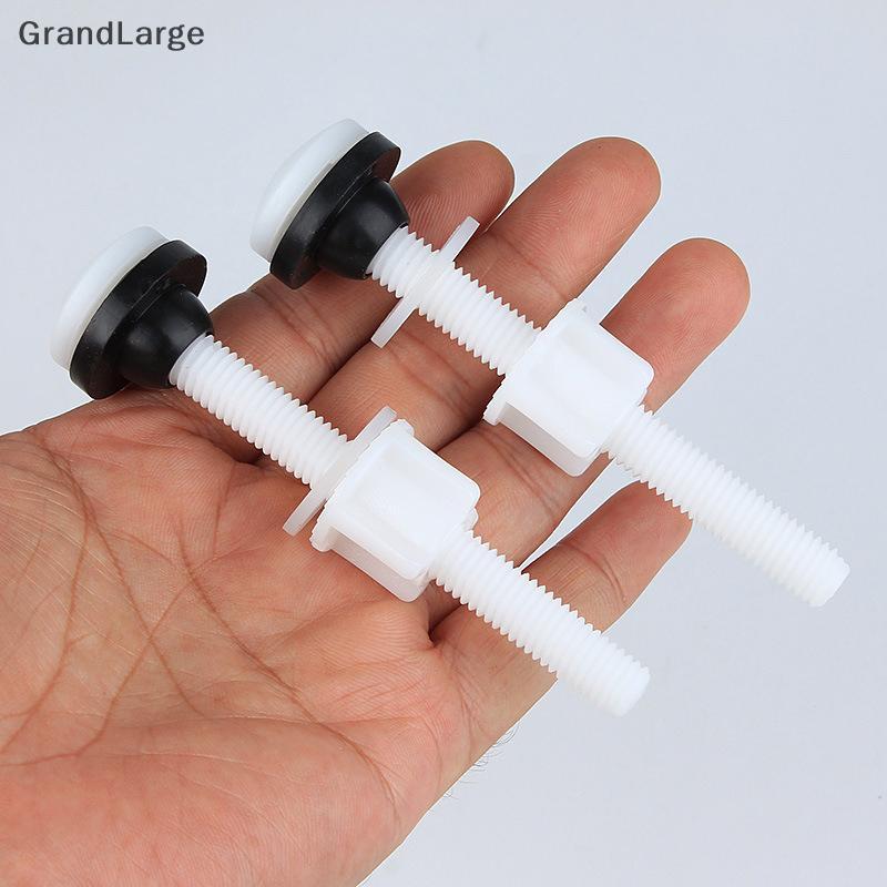 [GrandLarge] Parafusos De Reparo De Dobradiça De Assento De Vaso Sanitário De Plástico + Montagem + Kit De Arruelas Para