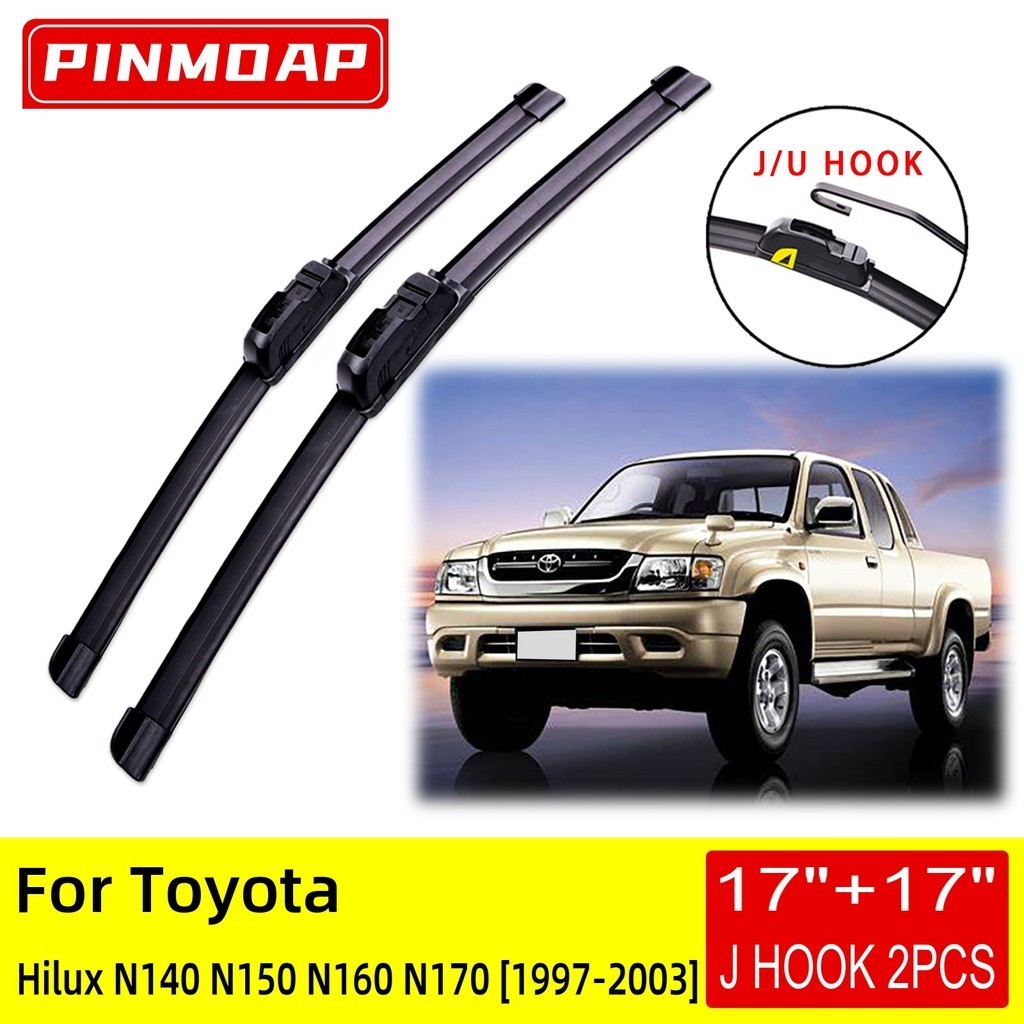 Para Toyota Hilux N140 N150 N160 N170 1997 1998 1999 2000 2001 2002 Lâminas De Limpador Dianteiro Escovas Cortador Acess