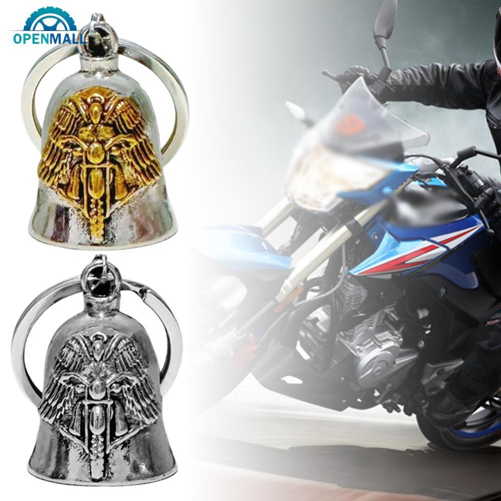 OPENMALL Punk Asa Motocicleta Sino Chaveiro Pingente Masculino Hip Hop Rock Equitação Jóias Acessórios Bicicleta Pilotos