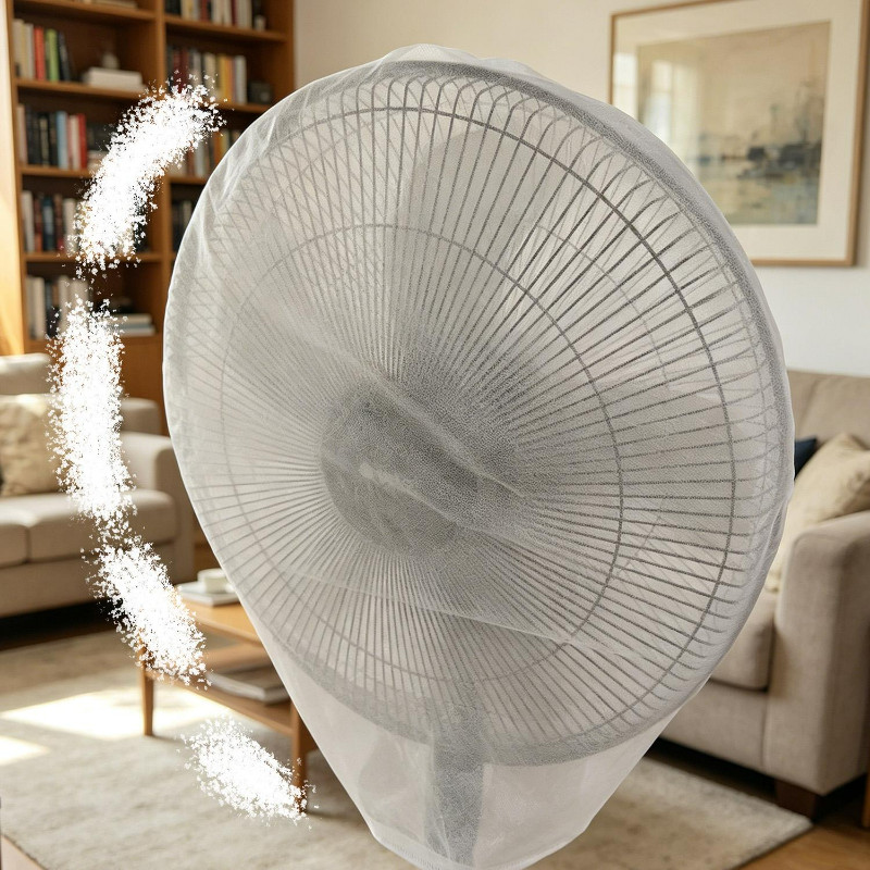 Capa Protetora Contra Poeira Do Ventilador De 10-2 Unidades-Previne O Envelhecimento Das Lâminas-Elétrico-Universal Tamp