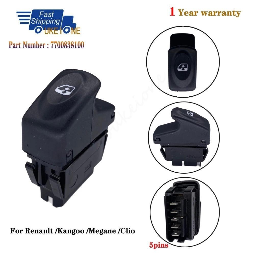 Botão Elétrico Do Console Regulador Elevador Interruptor De Controle Da Janela Carro Para Renault Kangoo Megane Clio 770