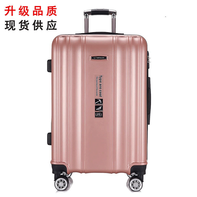 Nova mala 67cm Universal roda trole caso fosco 80cm senha mala uma peça lazer viagem puro