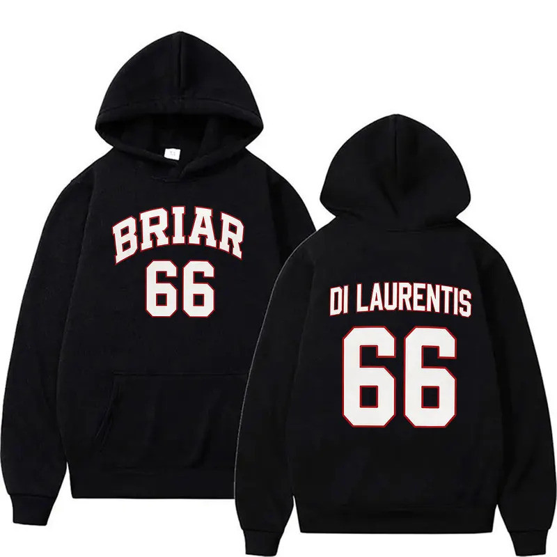 Briar University Di Laurentis 66 Hoodie Off Campus TV Series Fashion pullover Sweatshirt Mens Women Clothing Long Sleeve