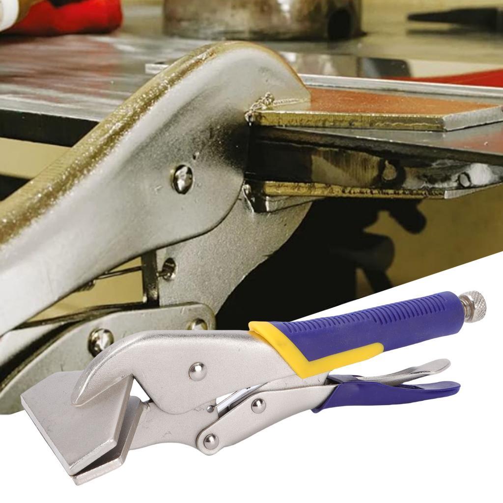 torachel1-BR 10 polegadas braçadeira de chapa de metal alicate bico de pato parafuso ajustável de aço carbono para