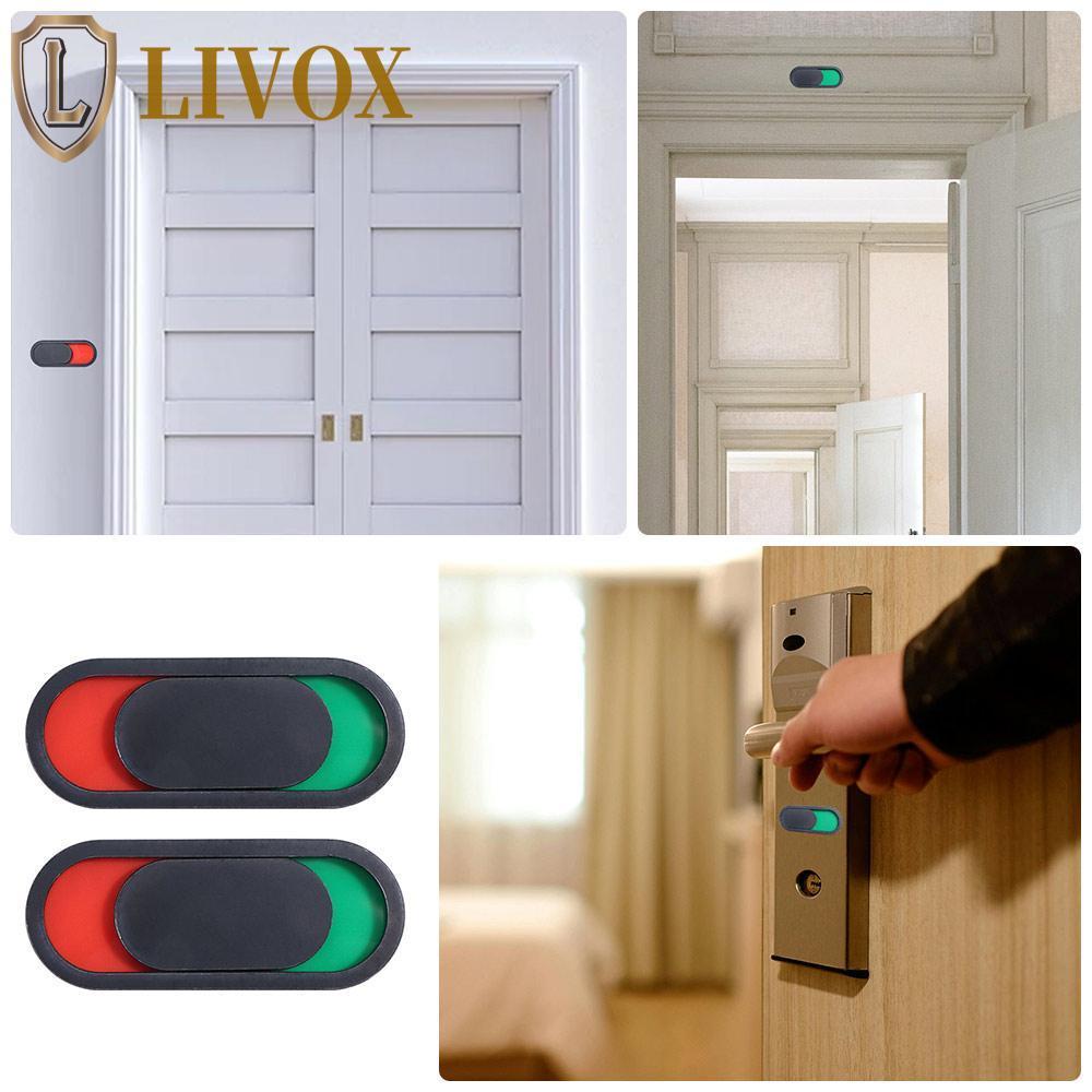 LIVOX Placa De Sinalização Ocupada Vago Para Porta De Vaso Sanitário , Acrílico oval Não Perturbe Sinal , Indicador De B