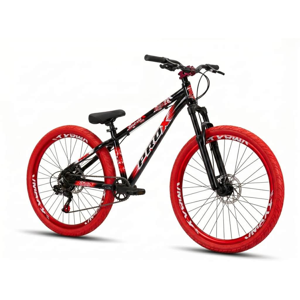 Bicicleta aro 26 ProX Do Grau Freio a Disco Vmaxx Paredão