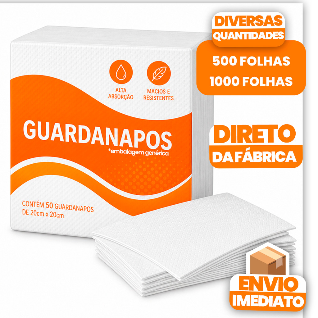 500/1000 unid. Guardanapo de mesa 20x20 Virtus Bar Restaurante Lanchonete Padaria Banheiro Churrasco Festas