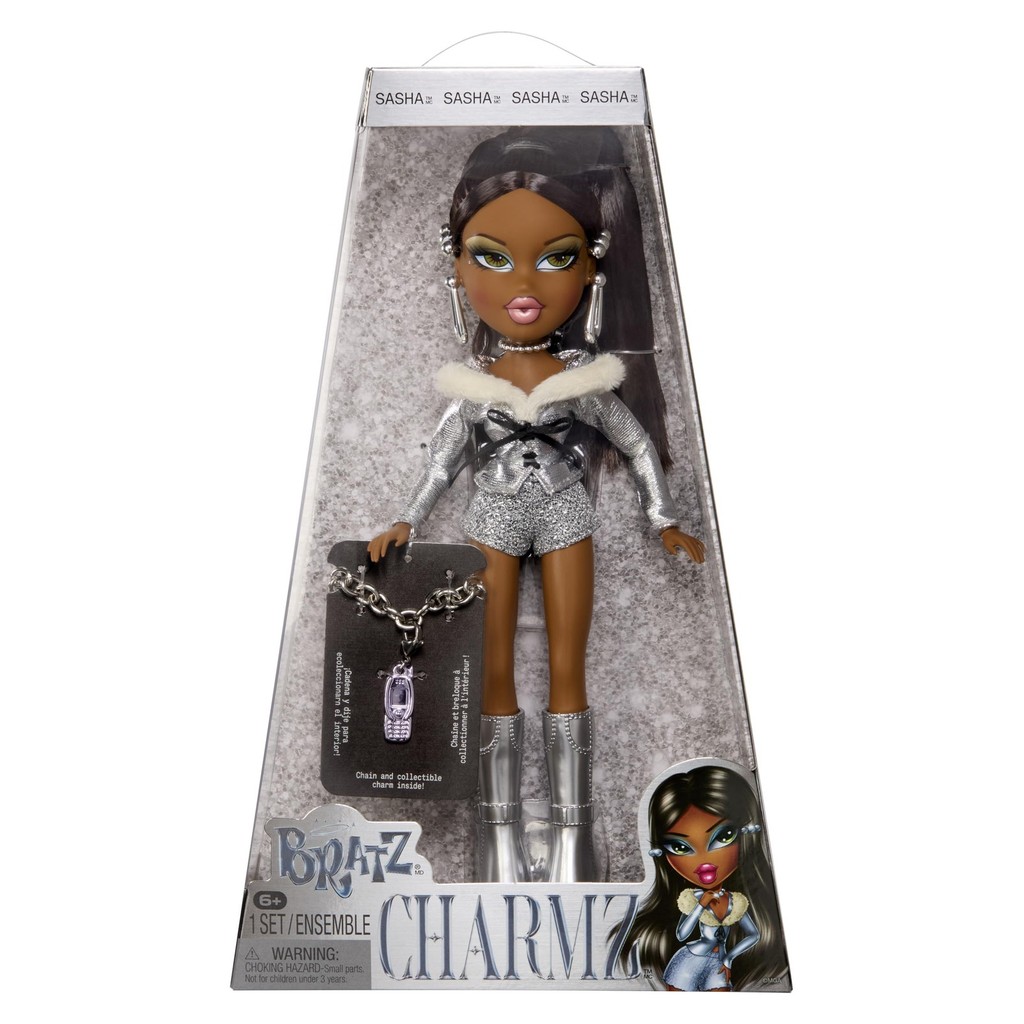 Boneca Bratz Charmz Sasha Fashion-Pulseira Colecionável