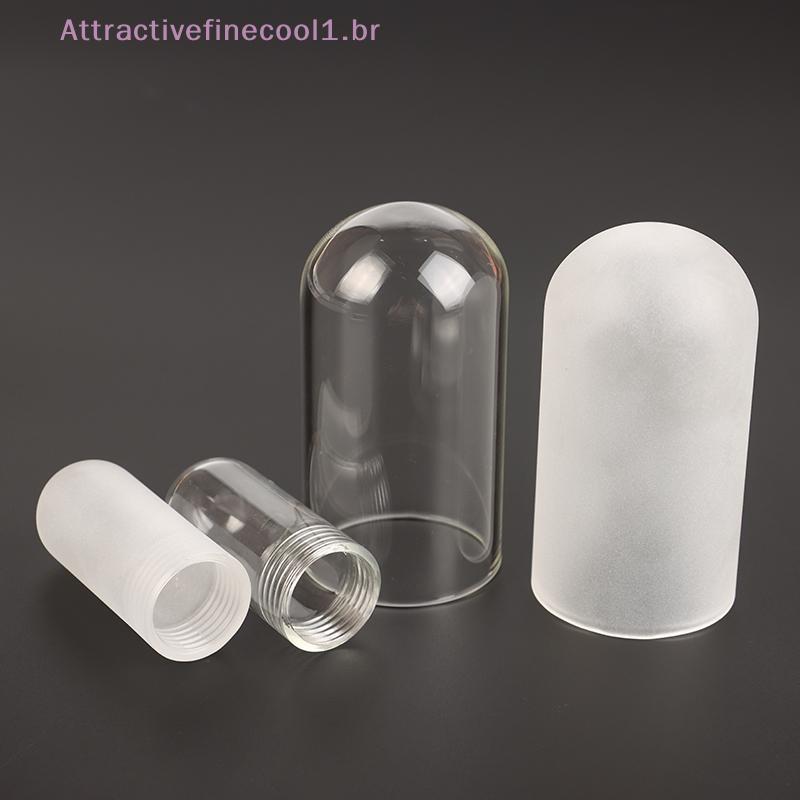 ACBR1 Tubular G9 Capa De Vidro Rosqueado Ne Lâmpada Sombra Peças Reposição Resistente Tubo Protetor Geada Para G9 Quente