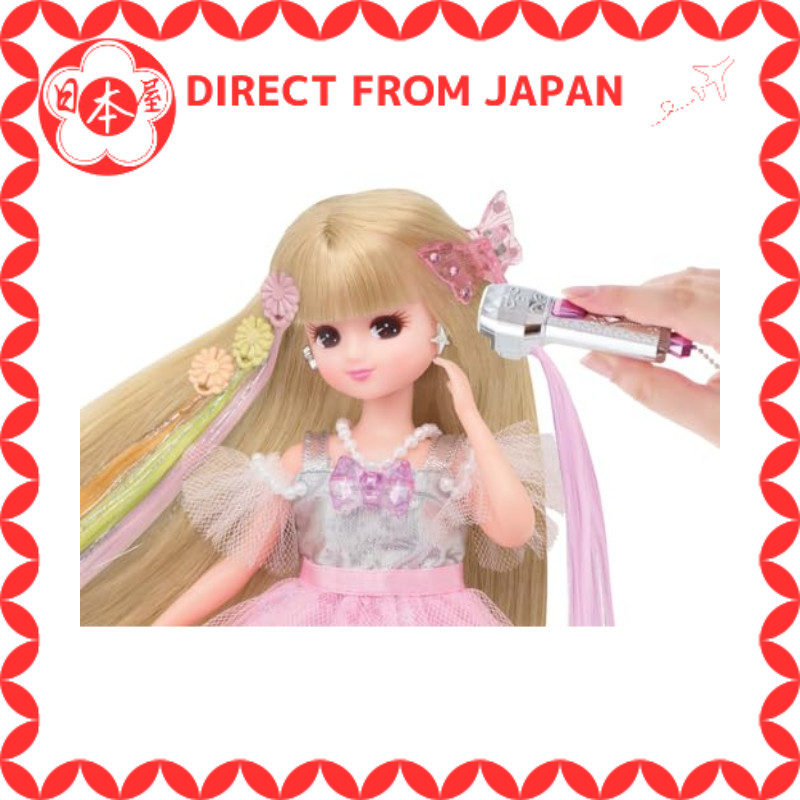 Takara Tomy (TAKARA TOMY) Boneca Licca-chan Exsterica - Cor Rosa Favorita - Para trocar roupas e brincar de casinha -