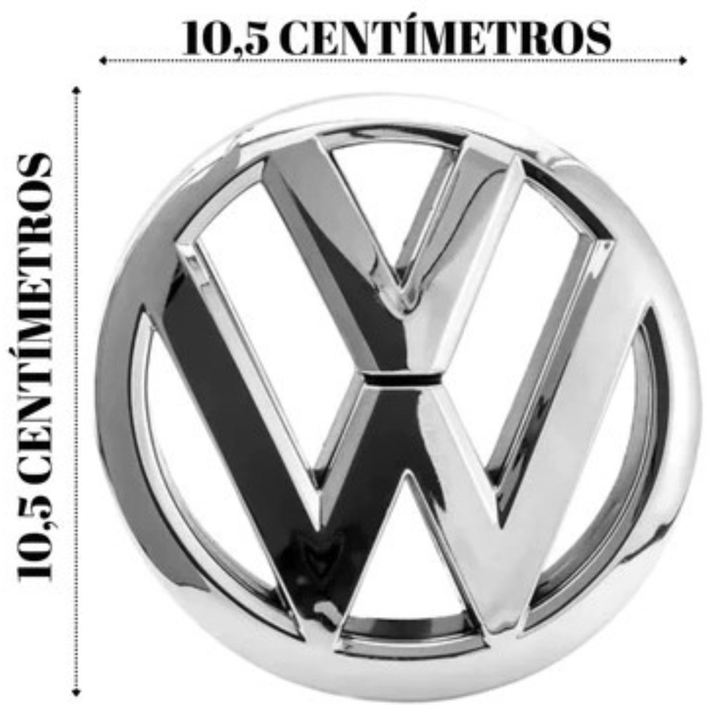 Emblema Traseiro Fox Gol Golf Polo Voyage 10,5 CM Porta Malas