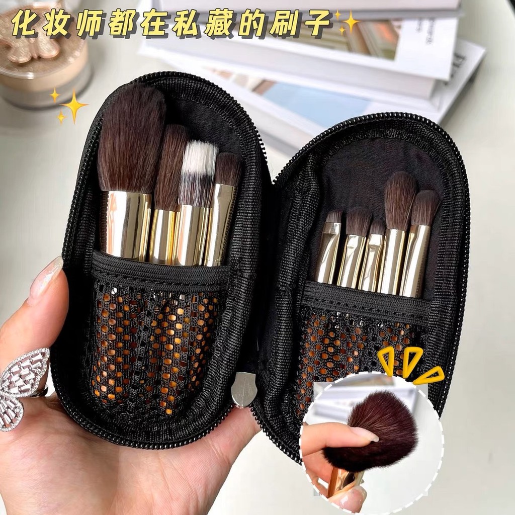 kit pincel maquiagem profissional kit pincel maquiagem Mini versão 9 conjunto de pincéis de maquiagem portátil pincel Bl