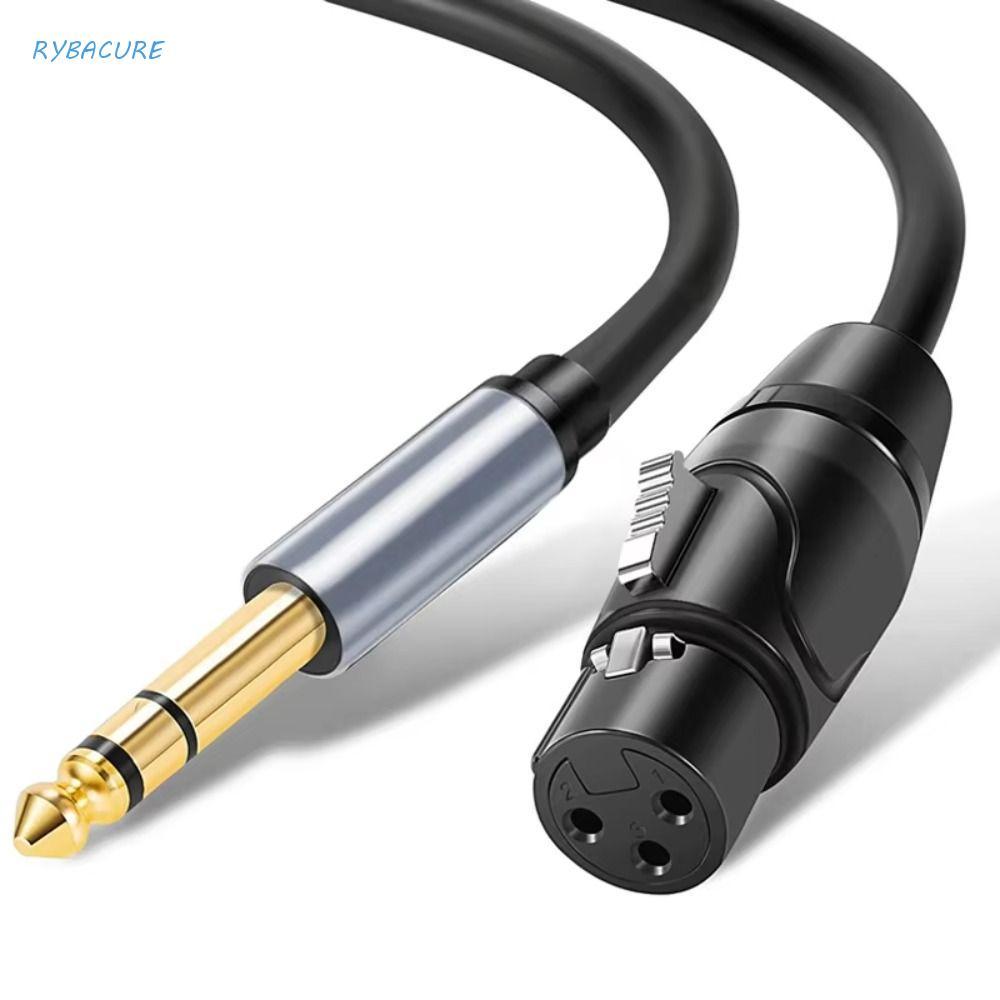 Cabo Adaptador De Microfone De Alto-Falante RYBACURE , De Áudio Balanceado Trançado De Nylon , 3.5 Mm Para XLR Fêmea