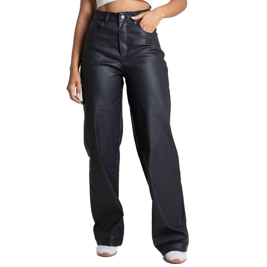 Calça Resinada Sawary Wide Leg Petit - 283518
