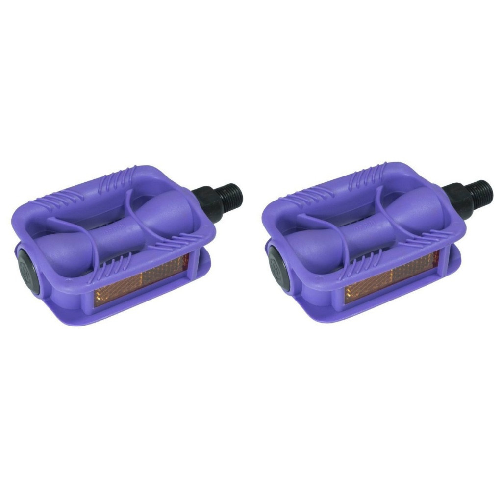 PEDAL BICICLETA INFANTIL ROSCA FINA 1/2 SEM ESFERAS ROXO