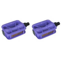 PEDAL BICICLETA INFANTIL ROSCA FINA 1/2 SEM ESFERAS ROXO
