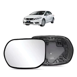 Lente Retrovisor Esquerdo Civic Lx Lxl Lxs Exs Si 06 A 11