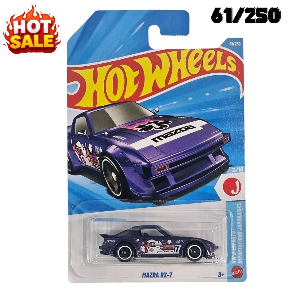 Miniatura Hot Wheels Mazda RX7 1:64 61/250