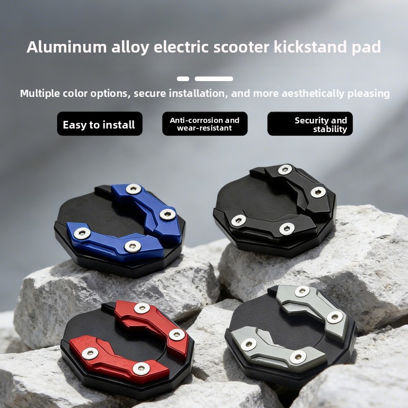 Almofada de suporte para pés de veículo elétrico, bateria de liga de alumínio, Scooter, Motor de estrutura de suporte la