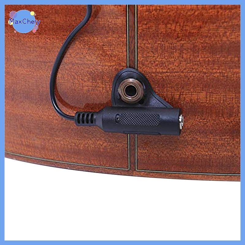 MCHY > Contato 6.35 Microfone Piezo Piup Para Guitarra Acústica Violoncelo Banjo Ukulele Alaúde Bandolim Violino Novo