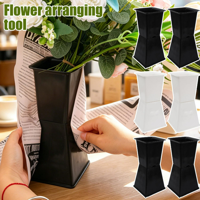 Vaso De Plástico Em Formato De Ampulheta-Suporte De Armazenamento Estilo INS-Recipiente De Plantas-Decoração De Sala De