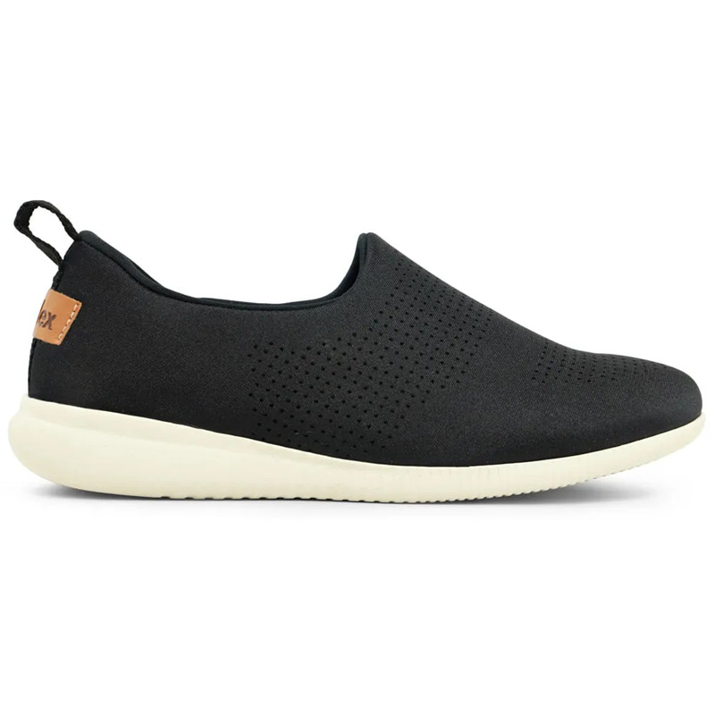 Tênis Feminino Usaflex Slip On Elastano Laser Conforto