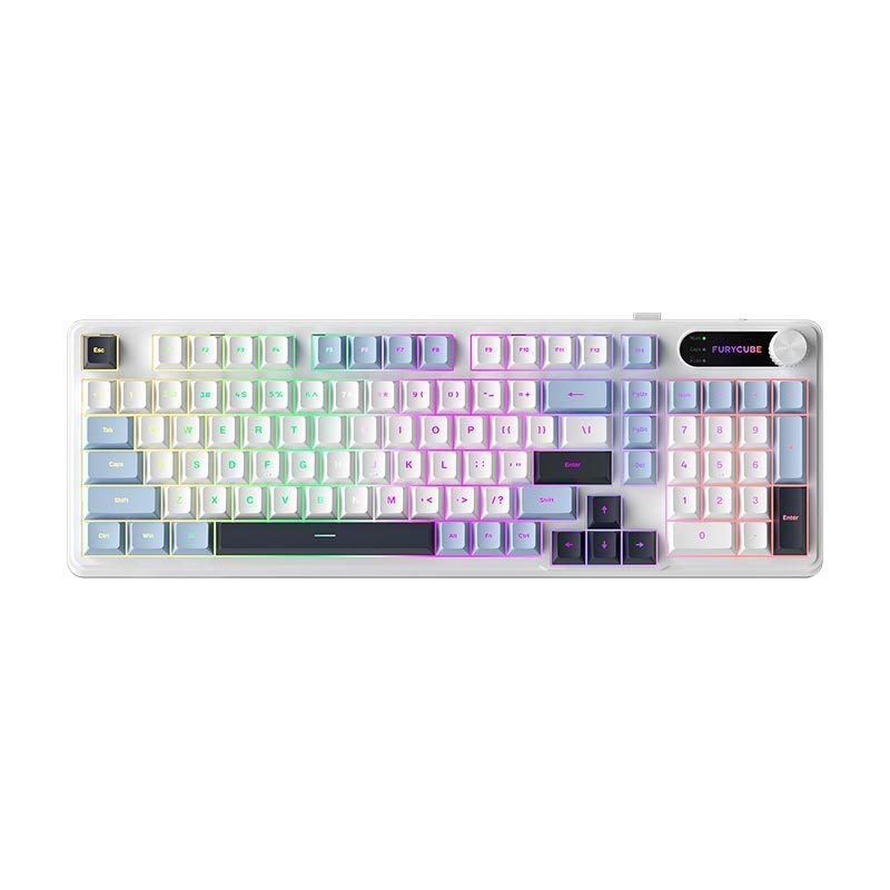 Teclado mecânico com teclas de alta qualidade, IP98, sensação tátil original, te