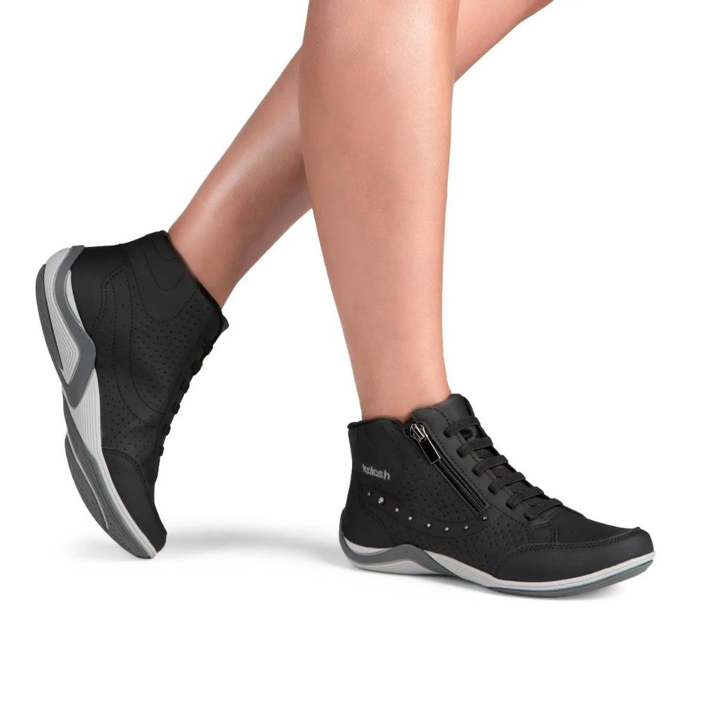 tênis feminino kolosh cano alto botinha confortável casual