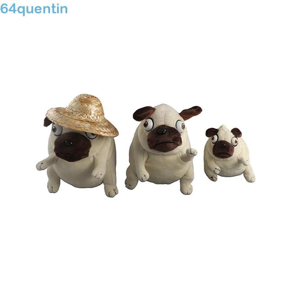 QUENTIN Pug Cão Brinquedo De Pelúcia Apaziguar Boneca Decoração Do Quarto Travesseiro De Sono Macio Sentado Cães