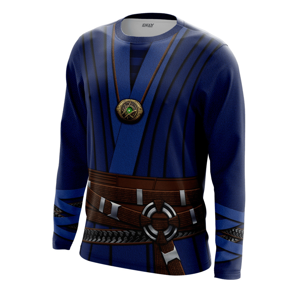 Camiseta Doctor Strange 3D Costume Dry fit-Com Proteção Uv50 +/Treinamento/Corrida/casual/Academia (Unissex)