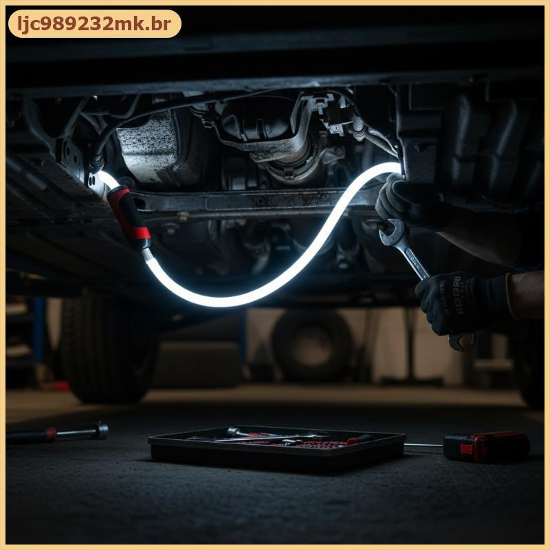 [MYBR] Lanterna LED Flexível Dobrável Sti USB Recarregável Luz De Trabalho Para Reparo De Automóveis Inspeção De Máquina