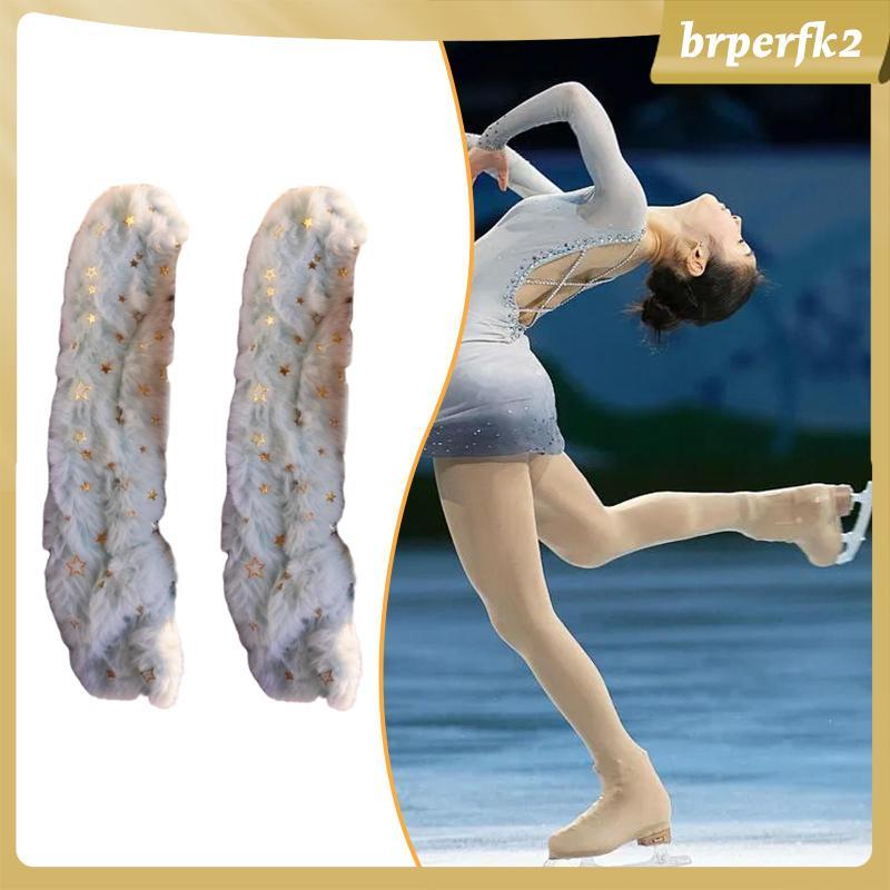 [Brperfk2] Capas De Skate Protetor De Lâminas No Gelo Absorção De Água Fibra Acrílica Patins De Hóquei Acessório De Figu