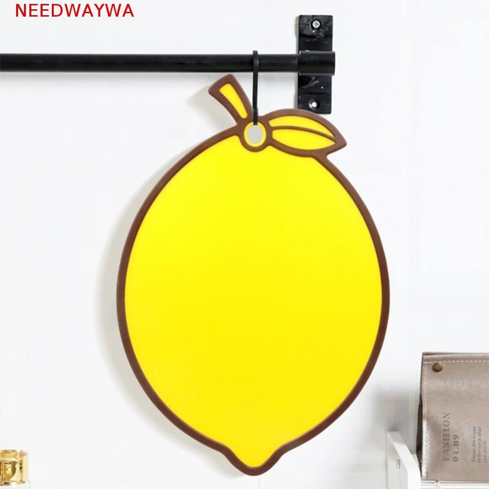 Tábuas De Cortar NEEDWAYWA , Tábua De Corte Em Forma De Fruta Espessada Antiderrapante , Aparelho De Cozinha De Plástico