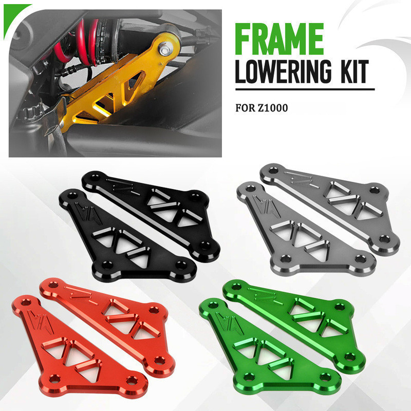 Para Kawasaki Z1000 2014-2017 Kit De Redução De Quadro Traseiro Ajustável Suspensão Gota Link Kits Baixando Links