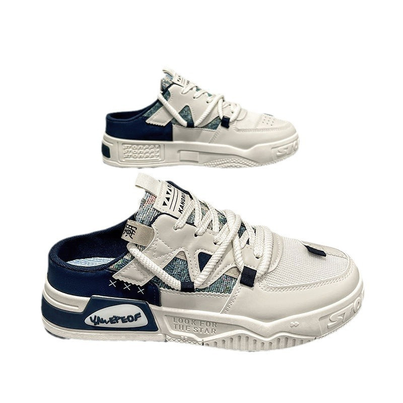 Baotou meio arrasto masculino primavera outono novo estilo exterior usar um Pedal
