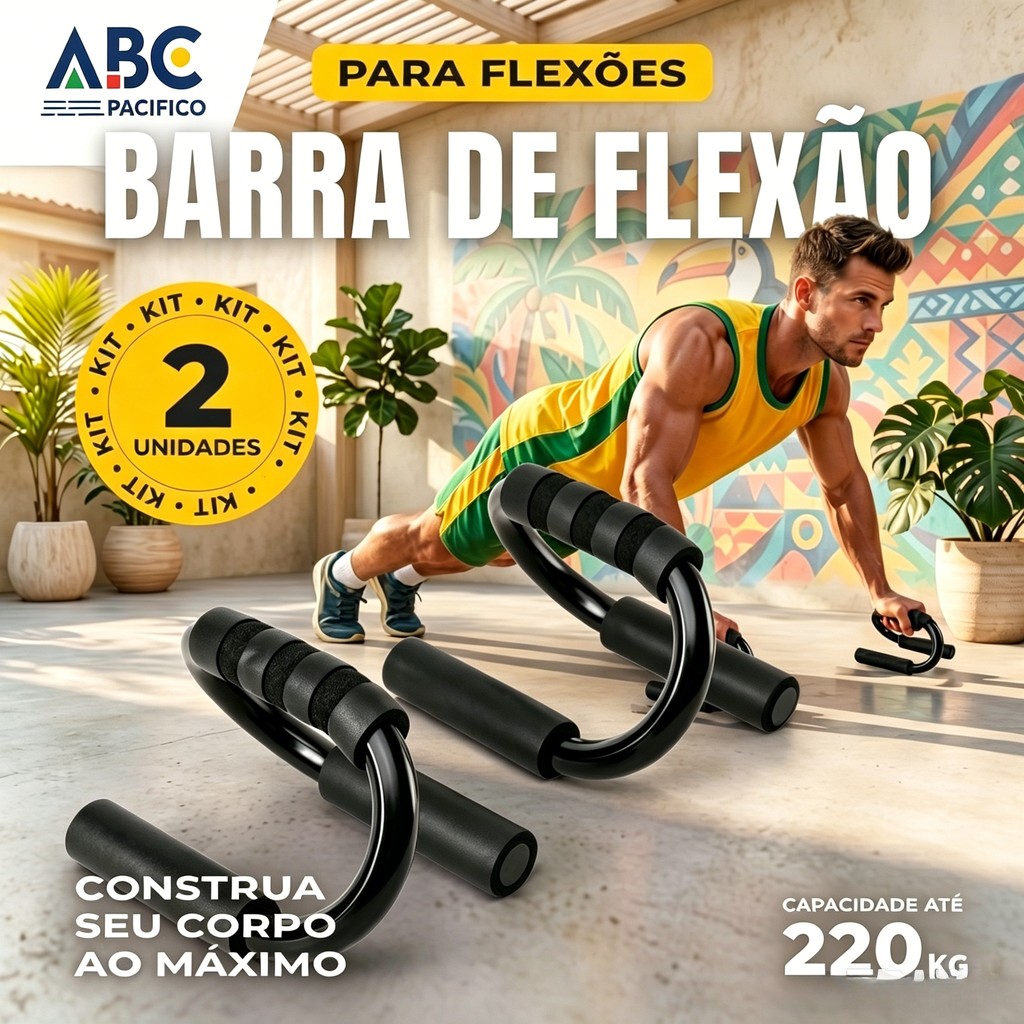 ABC Push-up Bar Support Strength Portable Floor Chest Taf Arm Fixed Support Push Up